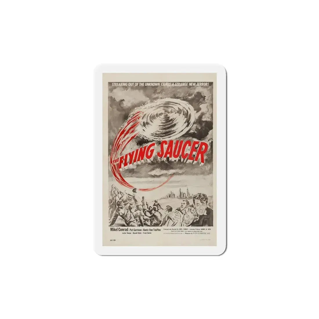 The Flying Saucer 1950 Movie Poster Refrigerator Magnet 6 Inch - The Sticker Space