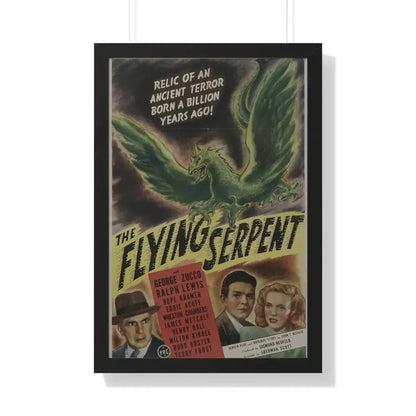 THE FLYING SERPENT 1946 - Framed Movie Poster 20" x 30" Black - The Sticker Space