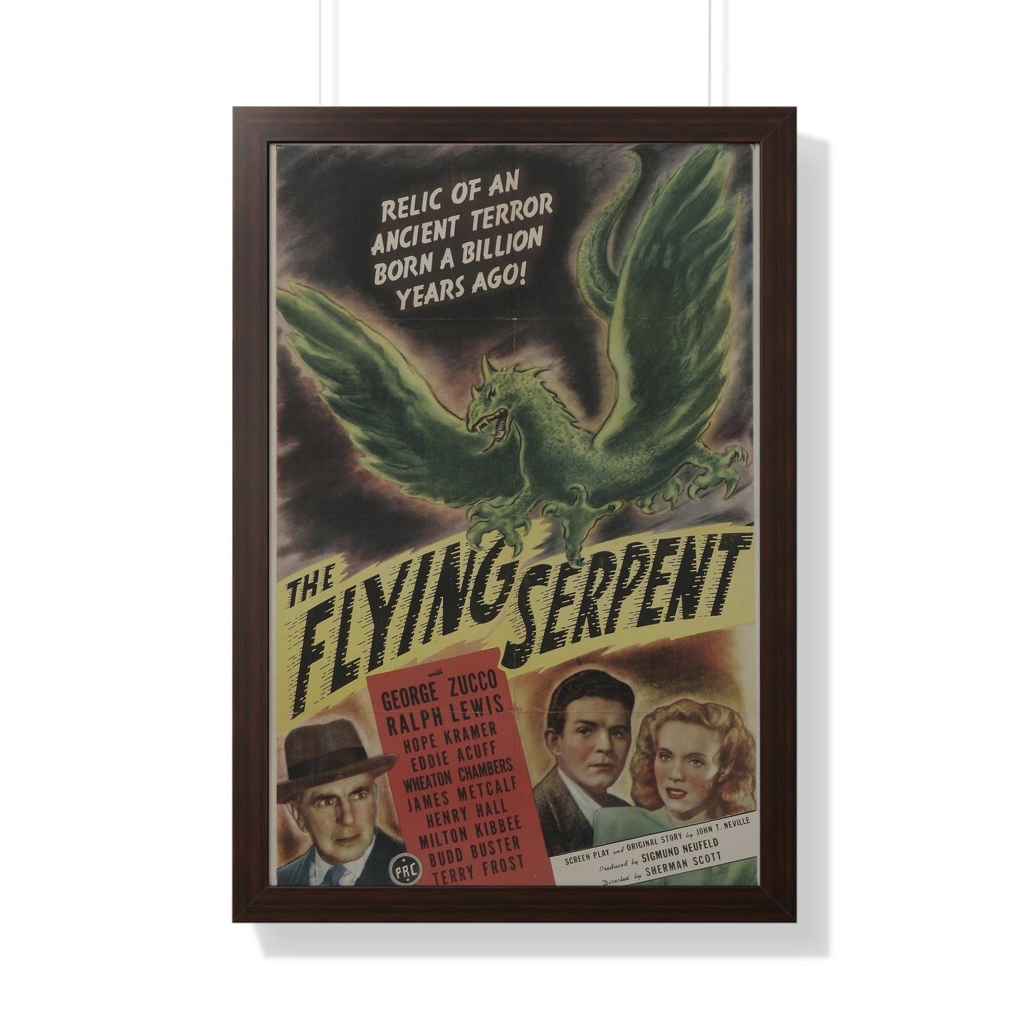 THE FLYING SERPENT 1946 - Framed Movie Poster-20" x 30"-The Sticker Space