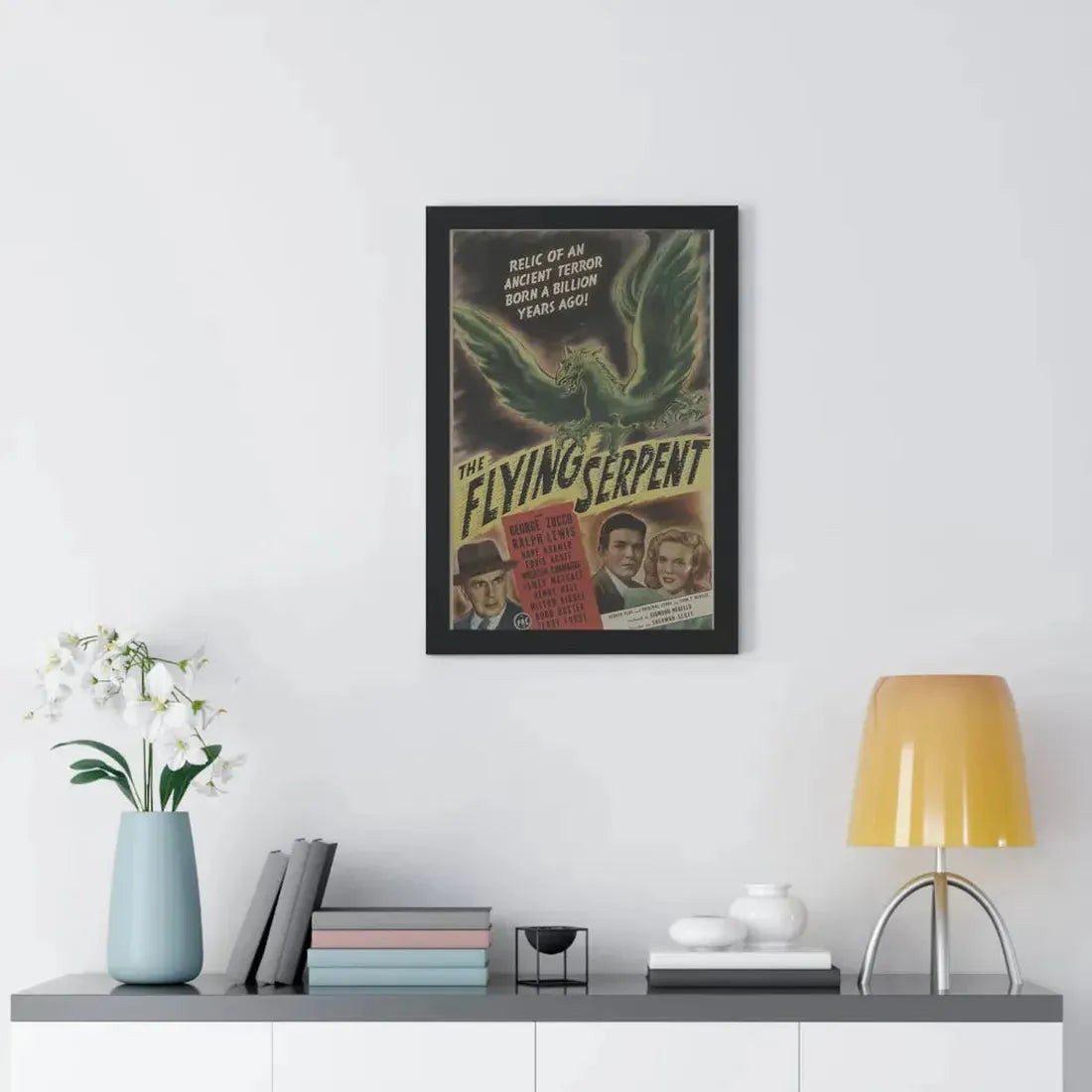 THE FLYING SERPENT 1946 - Framed Movie Poster - The Sticker Space