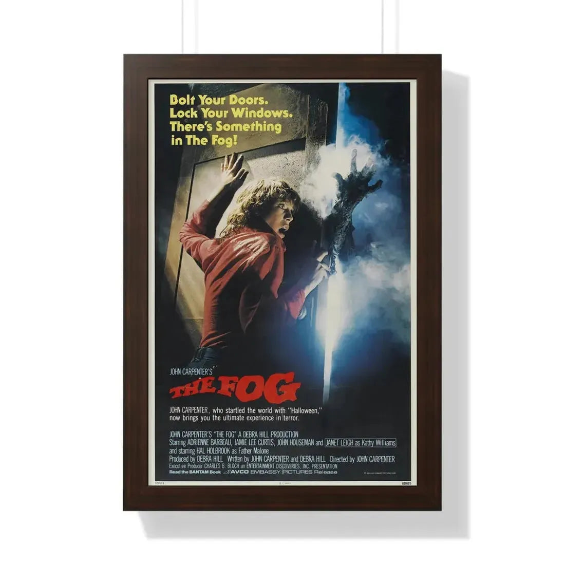 THE FOG 1980 - Framed Movie Poster 16″ x 24″ Walnut - The Sticker Space