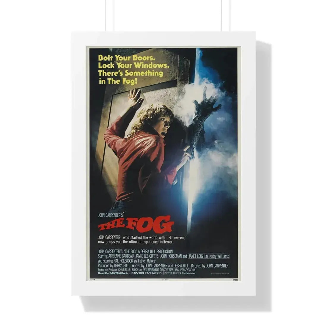 THE FOG 1980 - Framed Movie Poster 16″ x 24″ White - The Sticker Space