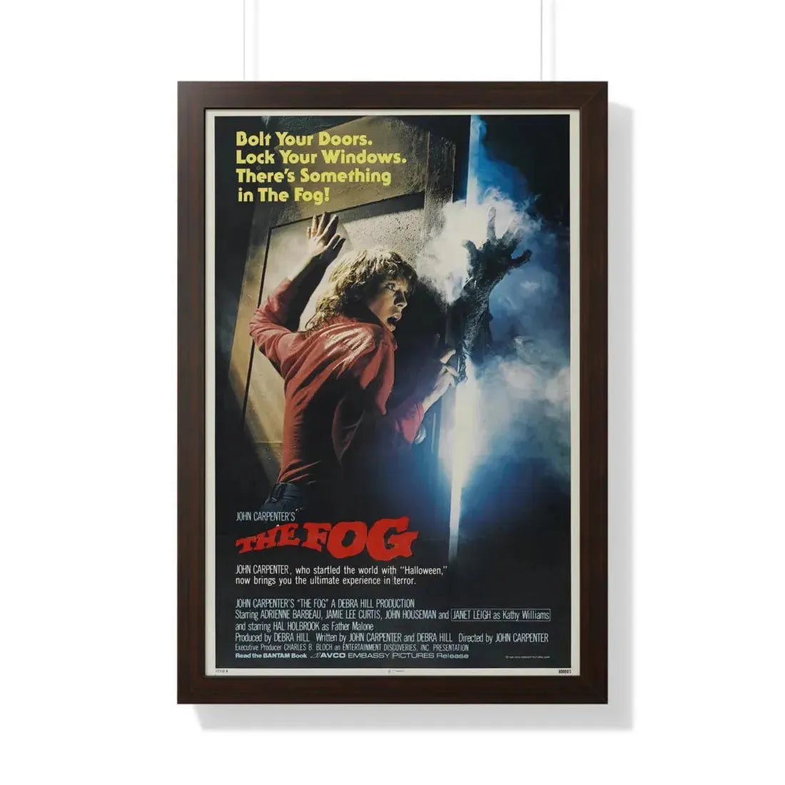 THE FOG 1980 - Framed Movie Poster 20" x 30" Walnut - The Sticker Space