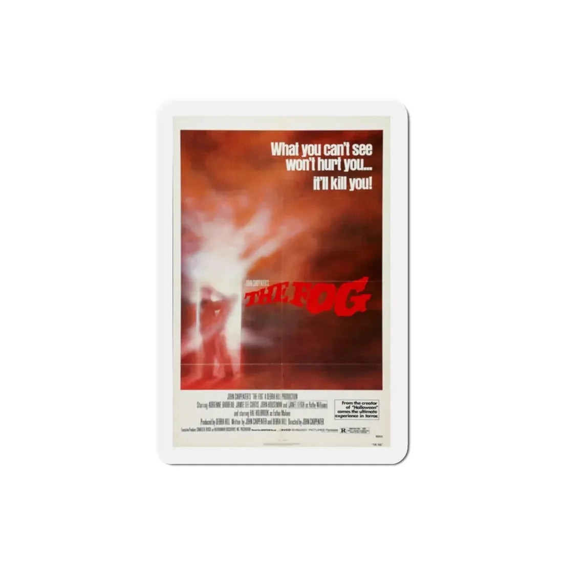 The Fog 1980 Movie Poster Refrigerator Magnet 2 Inch - The Sticker Space