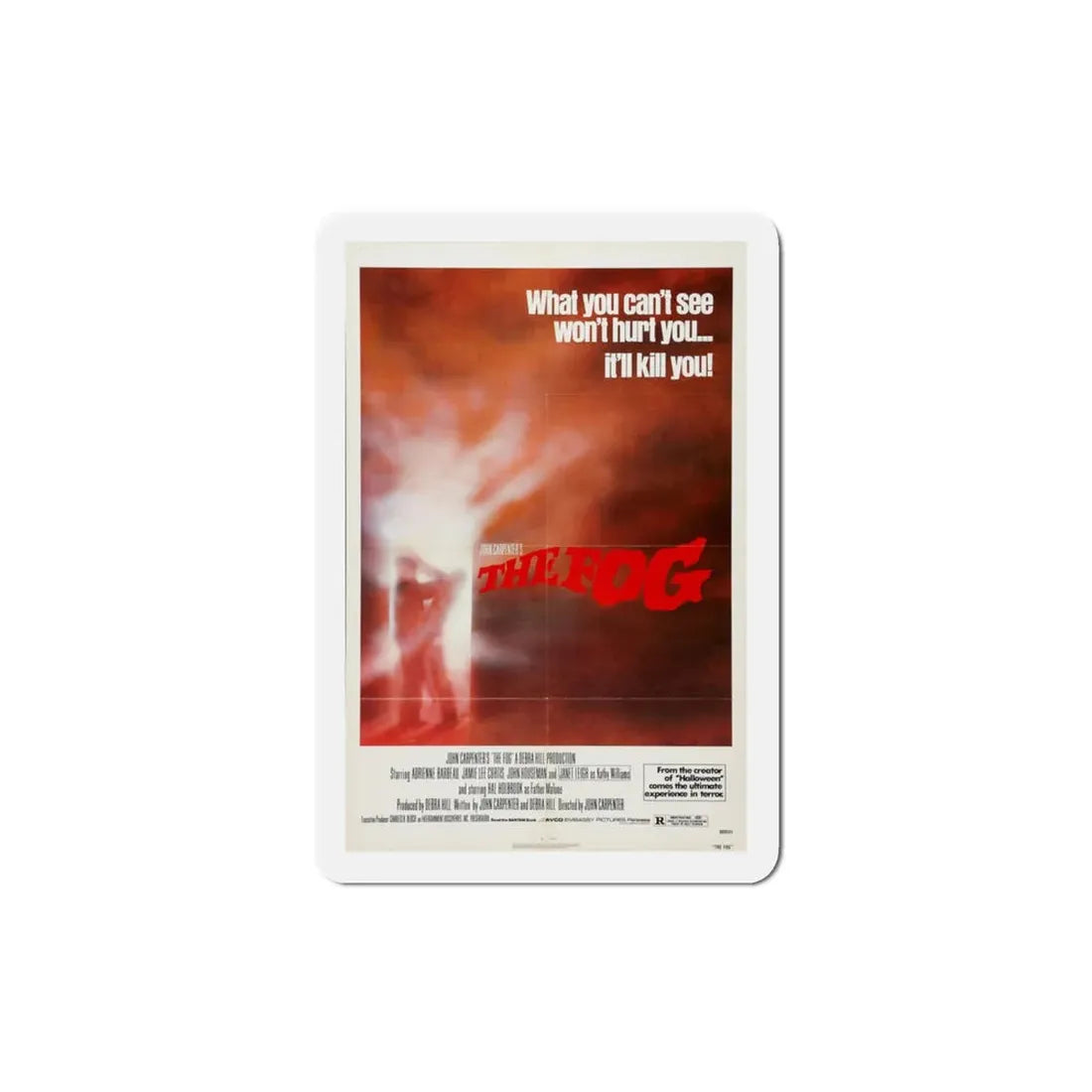 The Fog 1980 Movie Poster Refrigerator Magnet 3 Inch - The Sticker Space