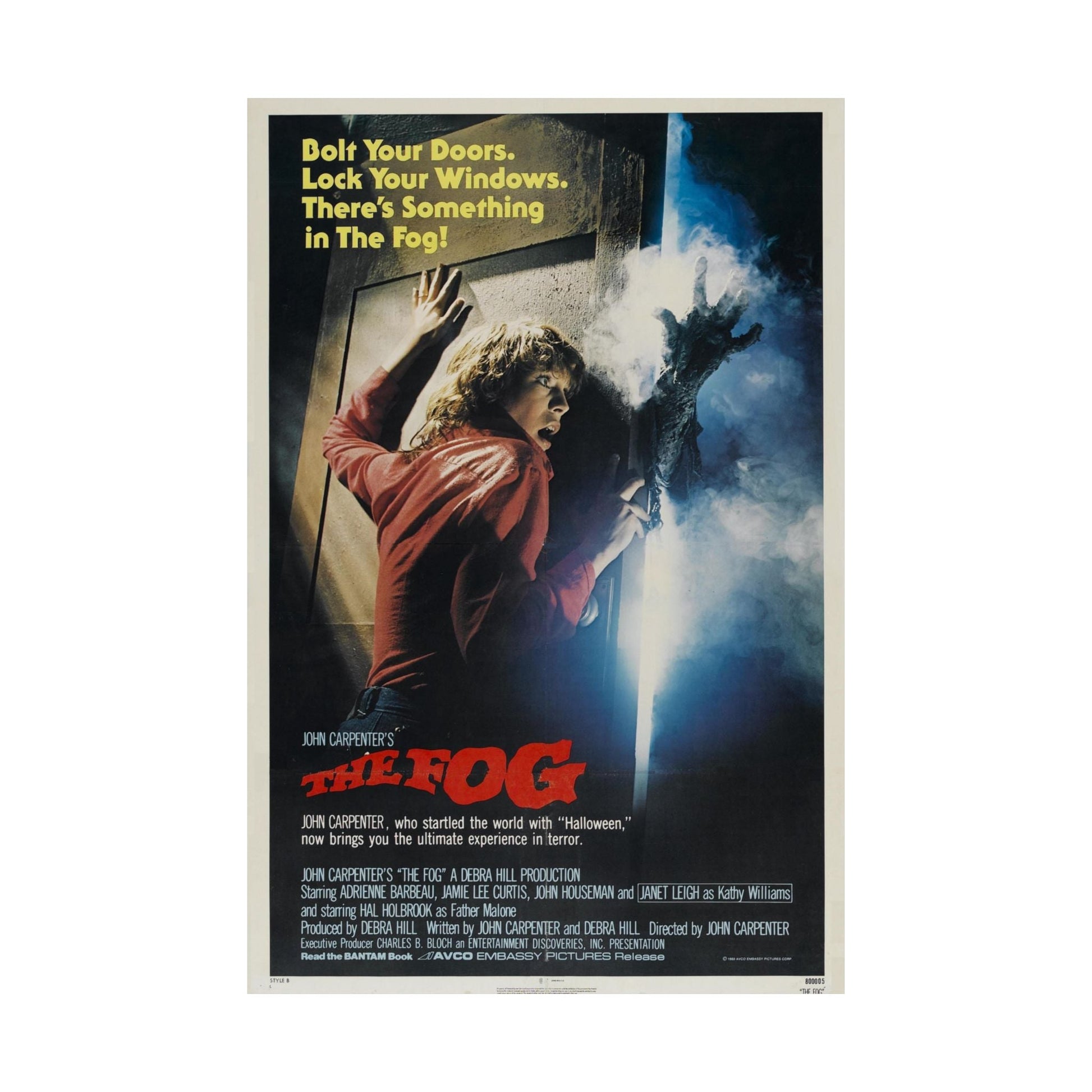 THE FOG 1980 - Paper Movie Poster-The Sticker Space