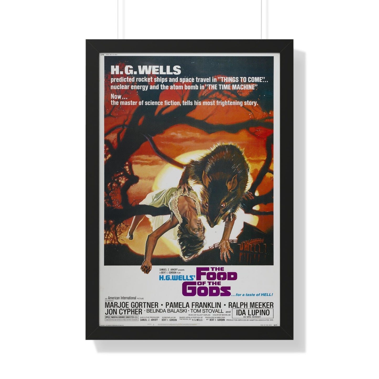 THE FOOD OF THE GODS 1976 - Framed Movie Poster-20" x 30"-The Sticker Space