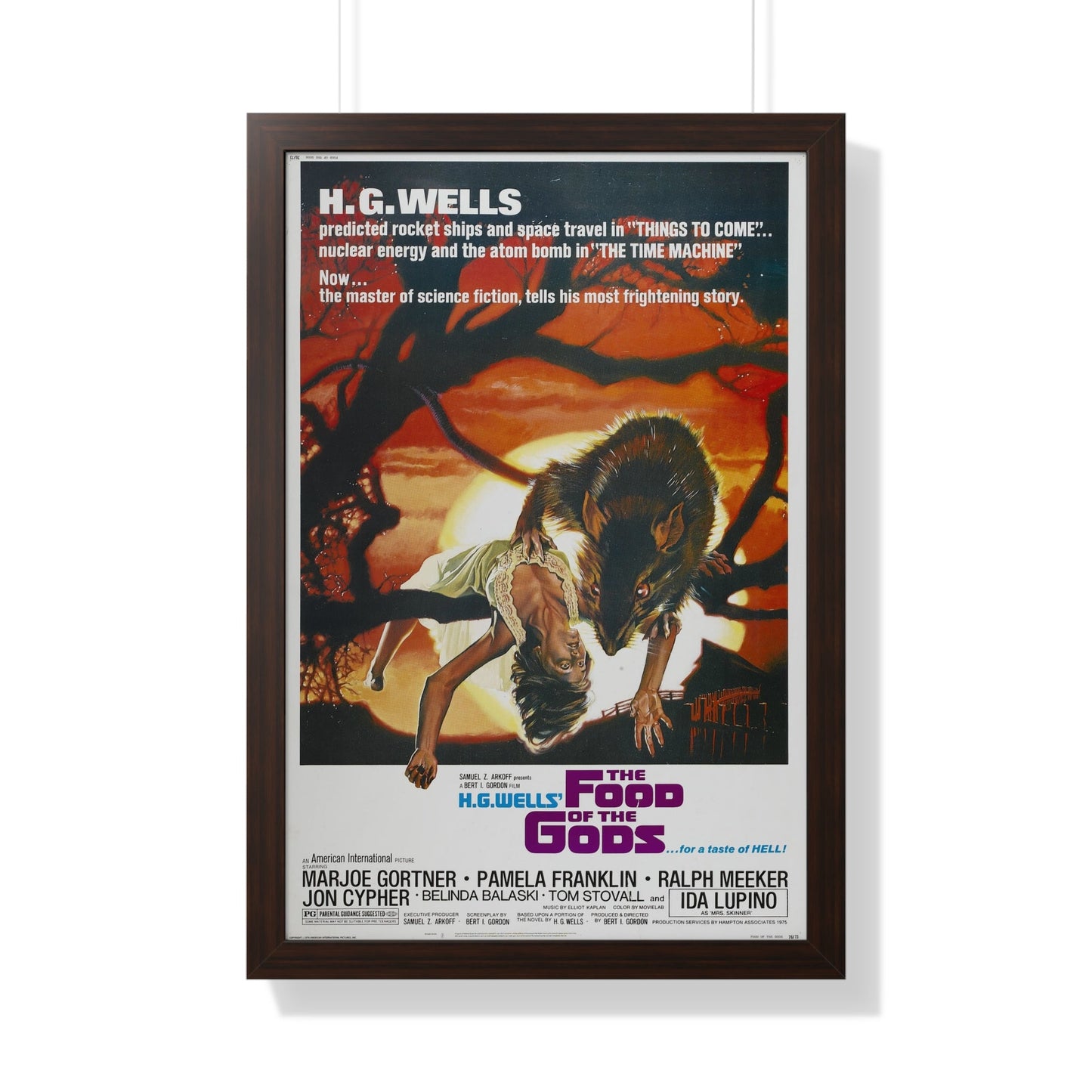 THE FOOD OF THE GODS 1976 - Framed Movie Poster-20" x 30"-The Sticker Space