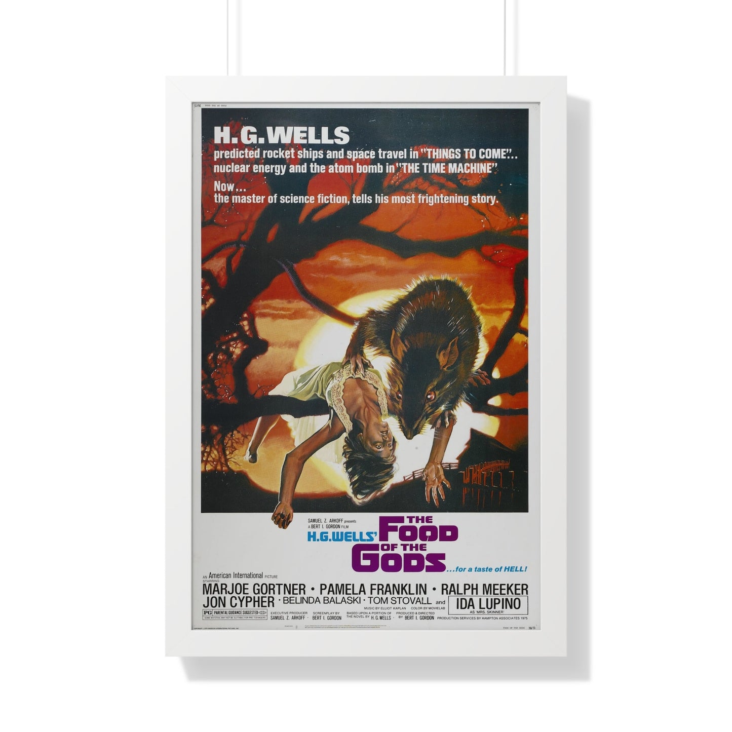 THE FOOD OF THE GODS 1976 - Framed Movie Poster-20" x 30"-The Sticker Space