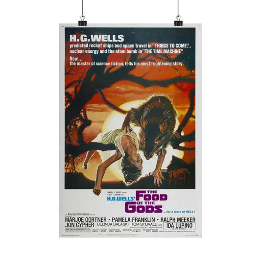 THE FOOD OF THE GODS 1976 - Paper Movie Poster 12″ x 18″ Matte - The Sticker Space