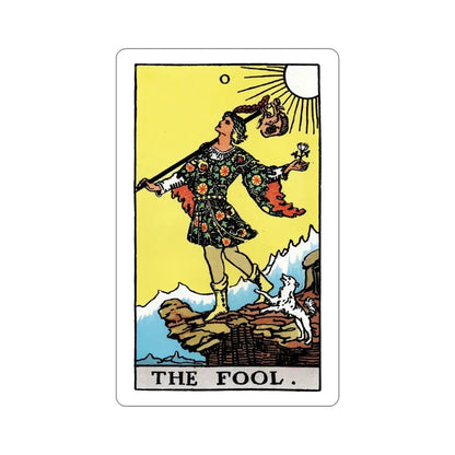 The Fool (Rider Waite Tarot Deck) STICKER Vinyl Die-Cut Decal 4 Inch - The Sticker Space