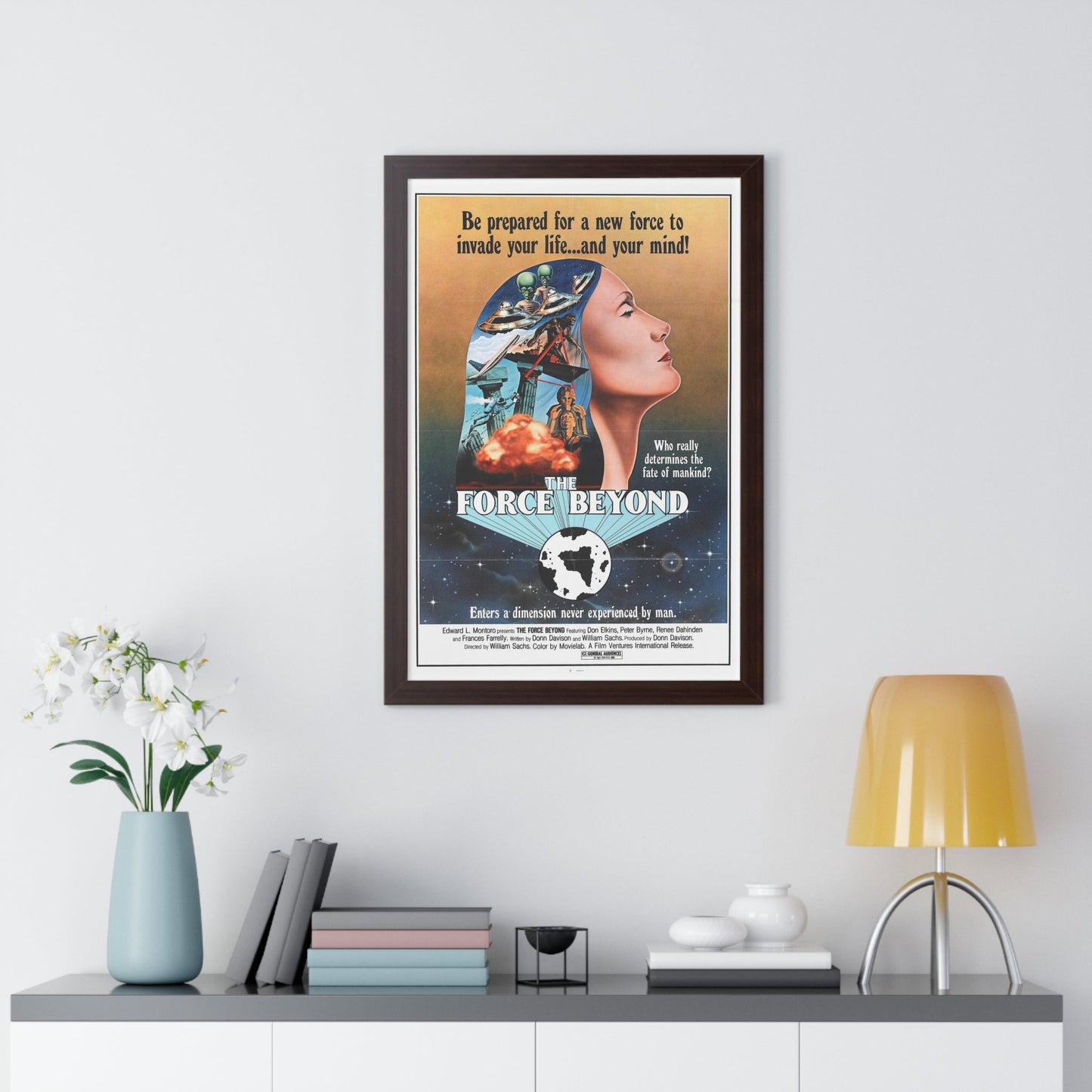 THE FORCE BEYOND 1977 - Framed Movie Poster-The Sticker Space