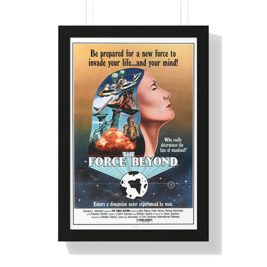 THE FORCE BEYOND 1977 - Framed Movie Poster 16″ x 24″ Black - The Sticker Space