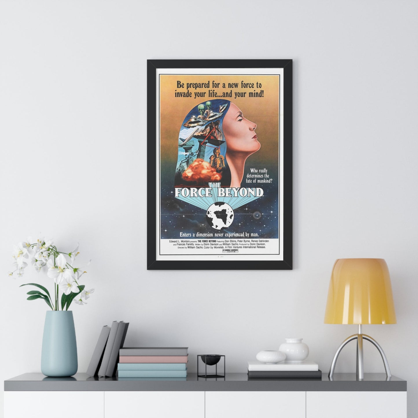 THE FORCE BEYOND 1977 - Framed Movie Poster-The Sticker Space