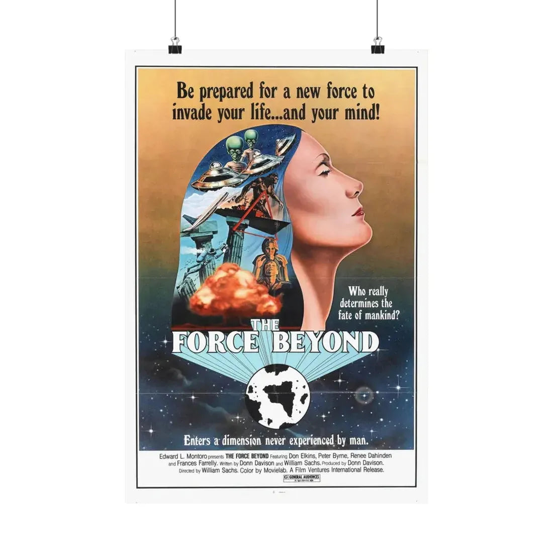 THE FORCE BEYOND 1977 - Paper Movie Poster 16″ x 24″ Matte - The Sticker Space
