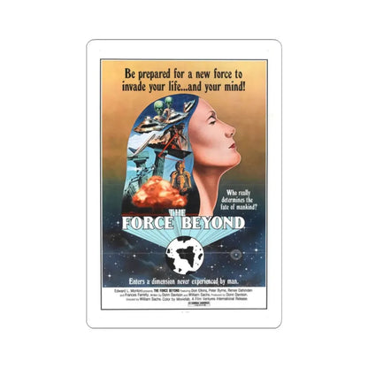 The Force Beyond 1978 Movie Poster - STICKER Vinyl Kiss-Cut Decal 2 Inch White - The Sticker Space