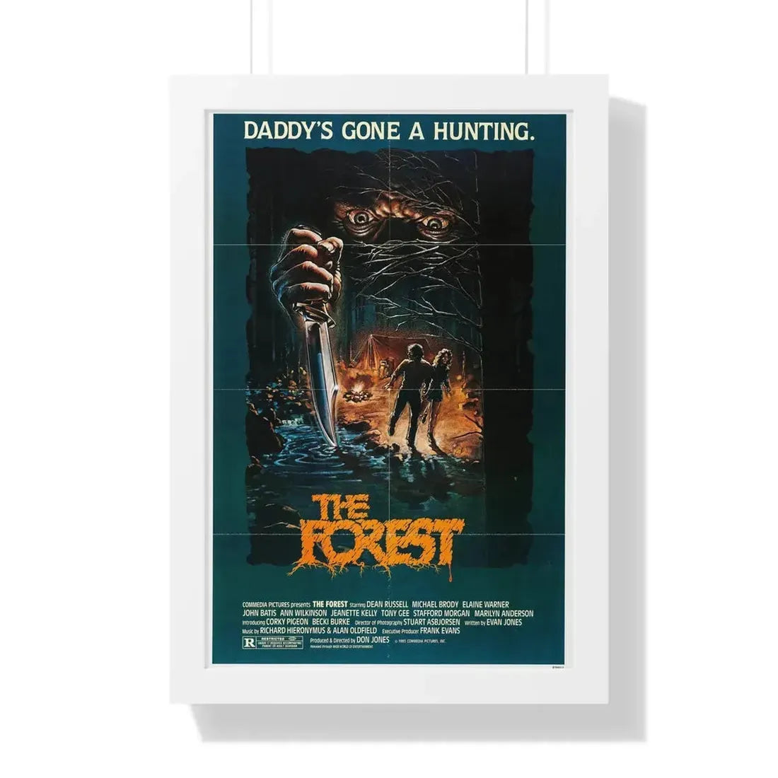 THE FOREST 1982 - Framed Movie Poster 16″ x 24″ White - The Sticker Space