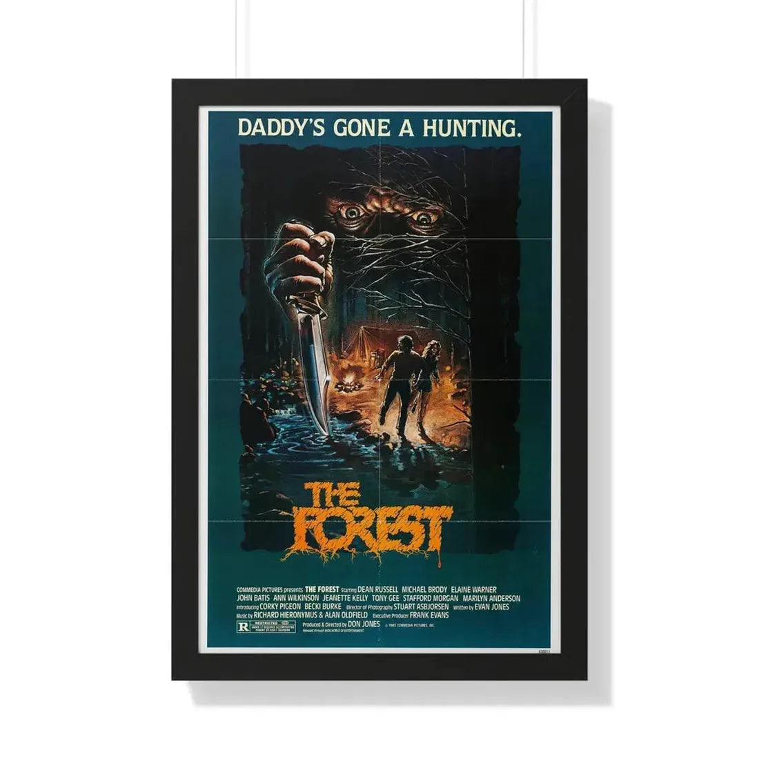 THE FOREST 1982 - Framed Movie Poster 20" x 30" Black - The Sticker Space