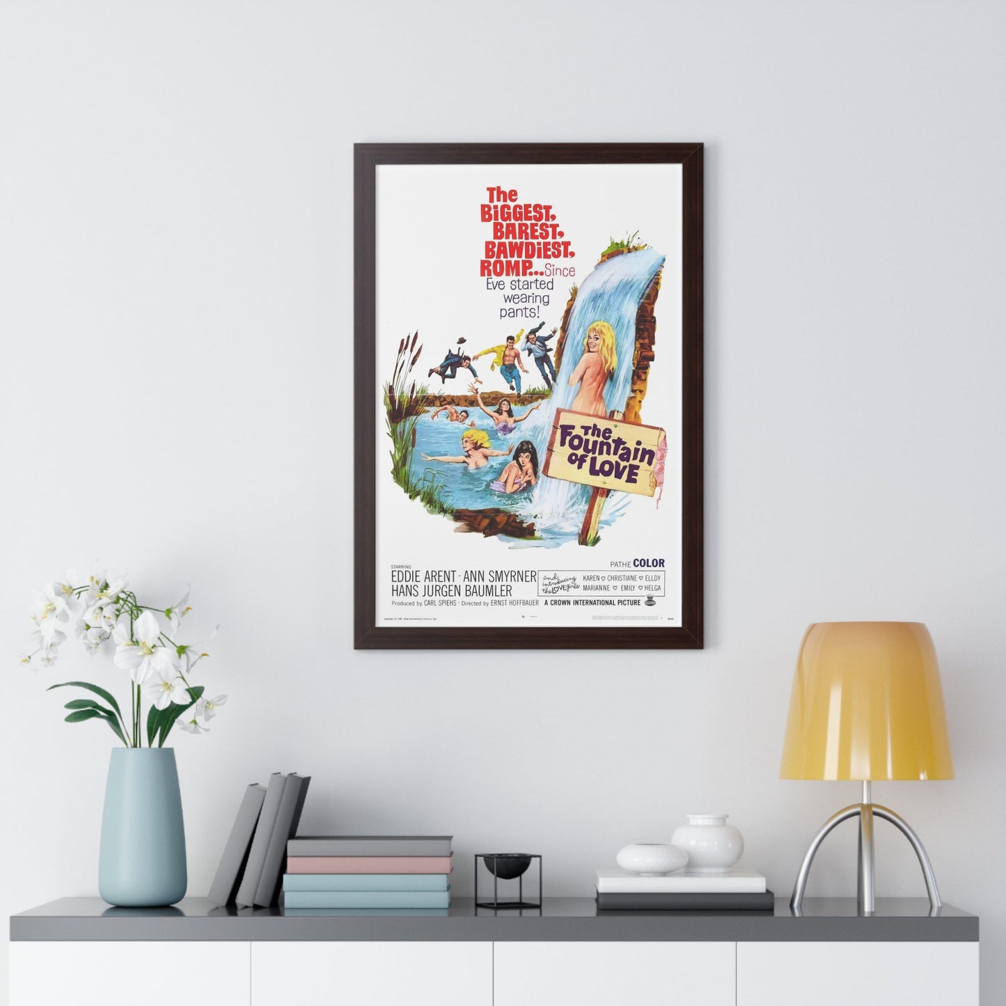 THE FOUNTAIN OF LOVE 1966 - Framed Movie Poster-The Sticker Space