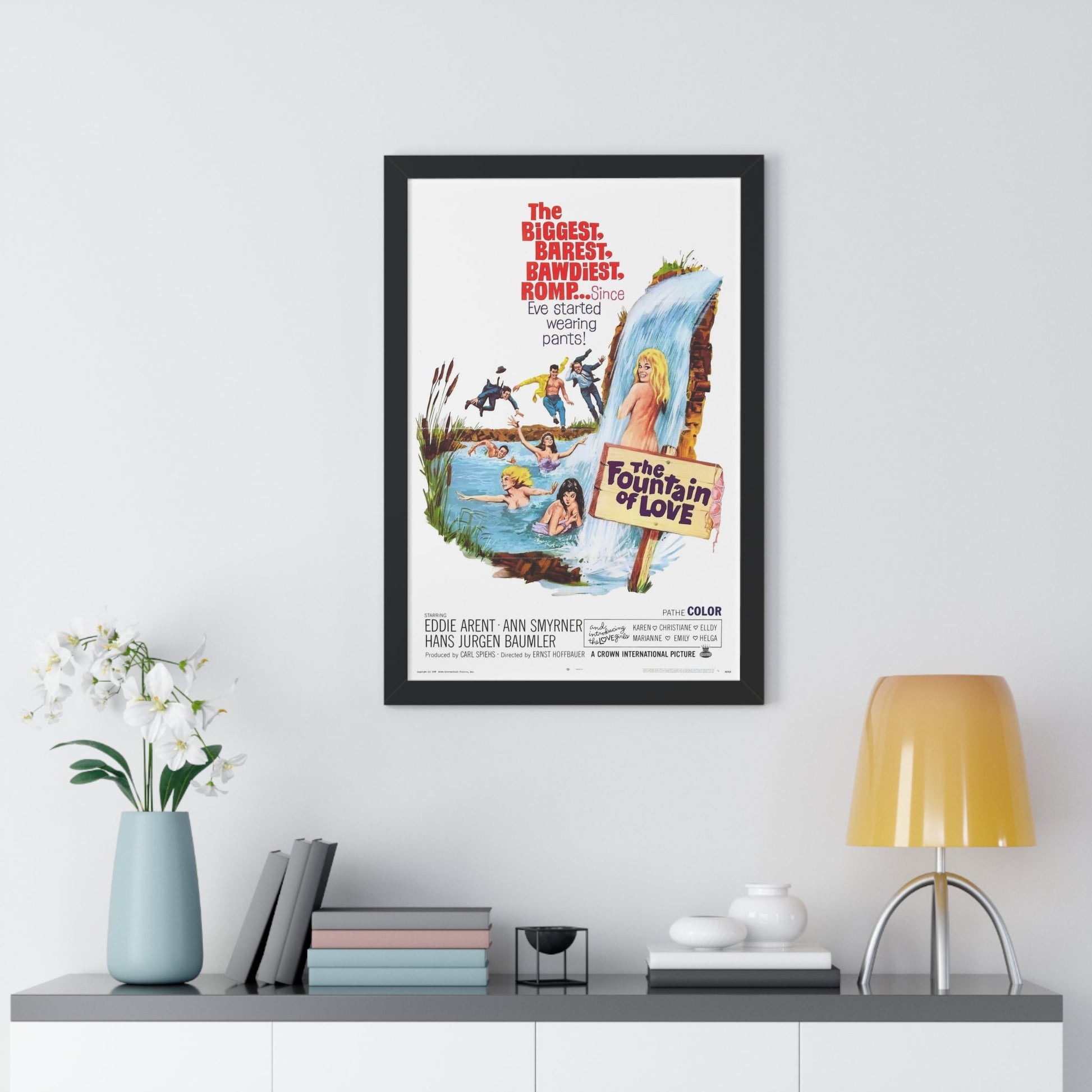 THE FOUNTAIN OF LOVE 1966 - Framed Movie Poster-The Sticker Space