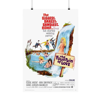 THE FOUNTAIN OF LOVE 1966 - Paper Movie Poster 20″ x 30″ Matte - The Sticker Space