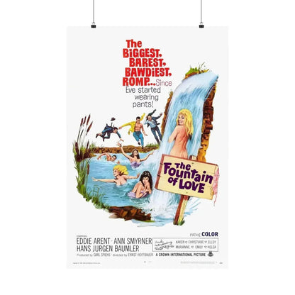 THE FOUNTAIN OF LOVE 1966 - Paper Movie Poster 24″ x 36″ Matte - The Sticker Space