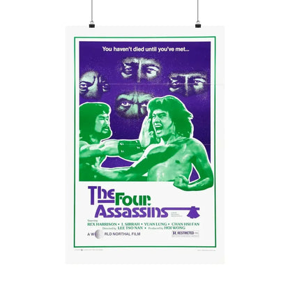 THE FOUR ASSASSINS 1975 - Paper Movie Poster 20″ x 30″ Matte - The Sticker Space