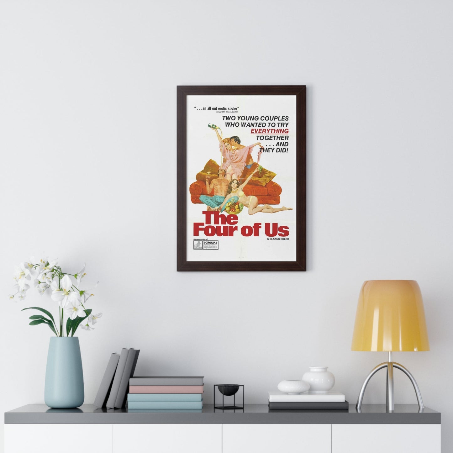 THE FOUR OF US 1972 - Framed Movie Poster-The Sticker Space