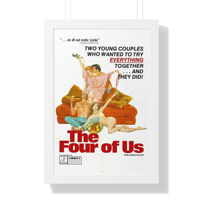 THE FOUR OF US 1972 - Framed Movie Poster-16″ x 24″-The Sticker Space