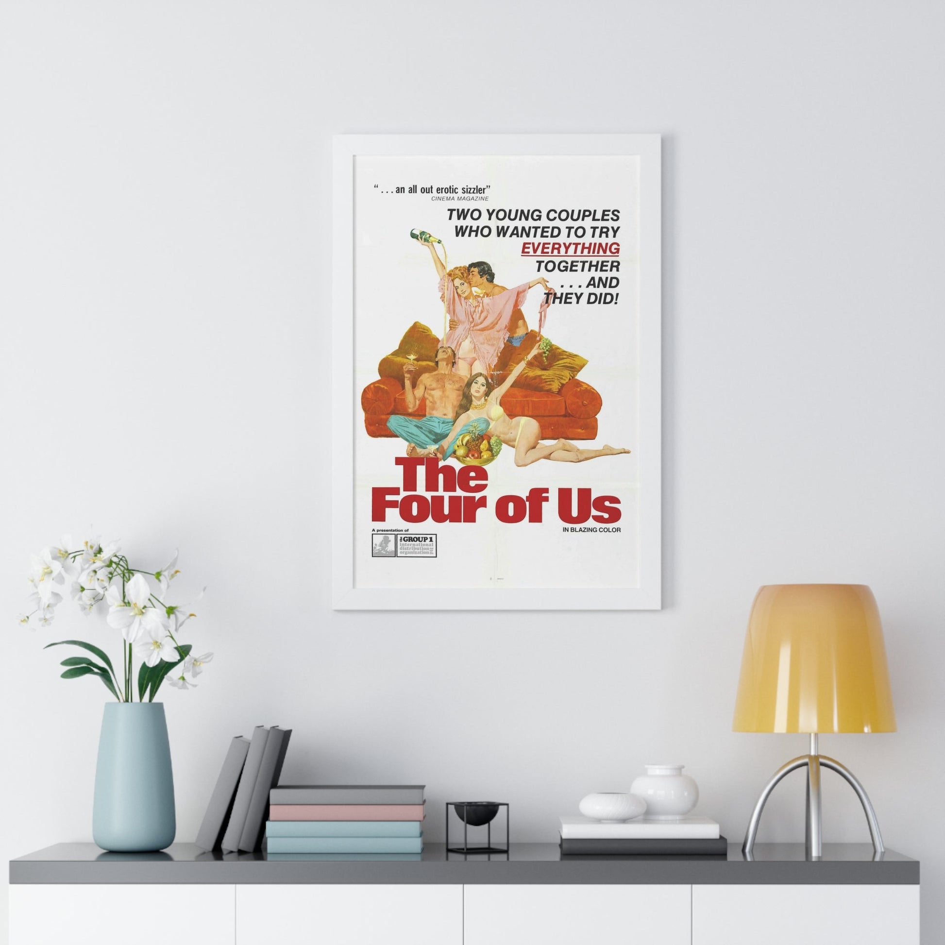 THE FOUR OF US 1972 - Framed Movie Poster-The Sticker Space