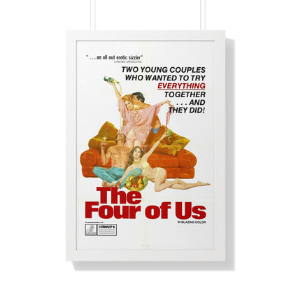 THE FOUR OF US 1972 - Framed Movie Poster-20" x 30"-The Sticker Space