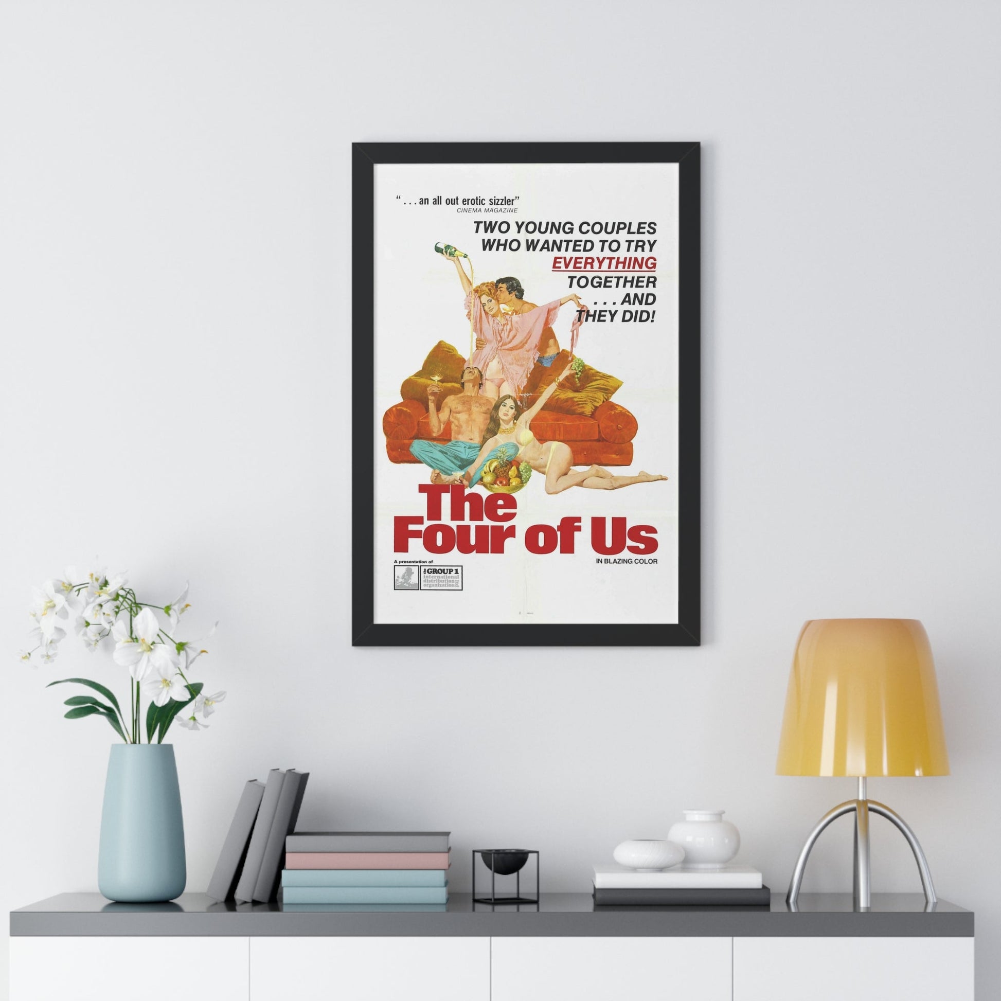 THE FOUR OF US 1972 - Framed Movie Poster-The Sticker Space