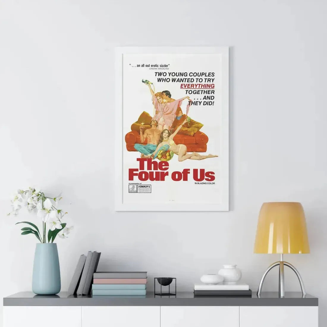 THE FOUR OF US 1972 - Framed Movie Poster - The Sticker Space