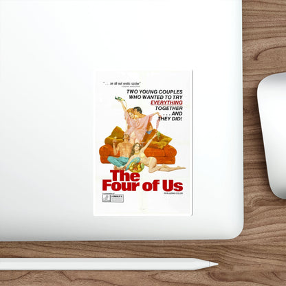 THE FOUR OF US 1972 Movie Poster STICKER Vinyl Die-Cut Decal-The Sticker Space