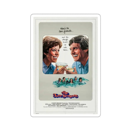 The Four Seasons 1981 Movie Poster STICKER Vinyl Die-Cut Decal 4 Inch - The Sticker Space