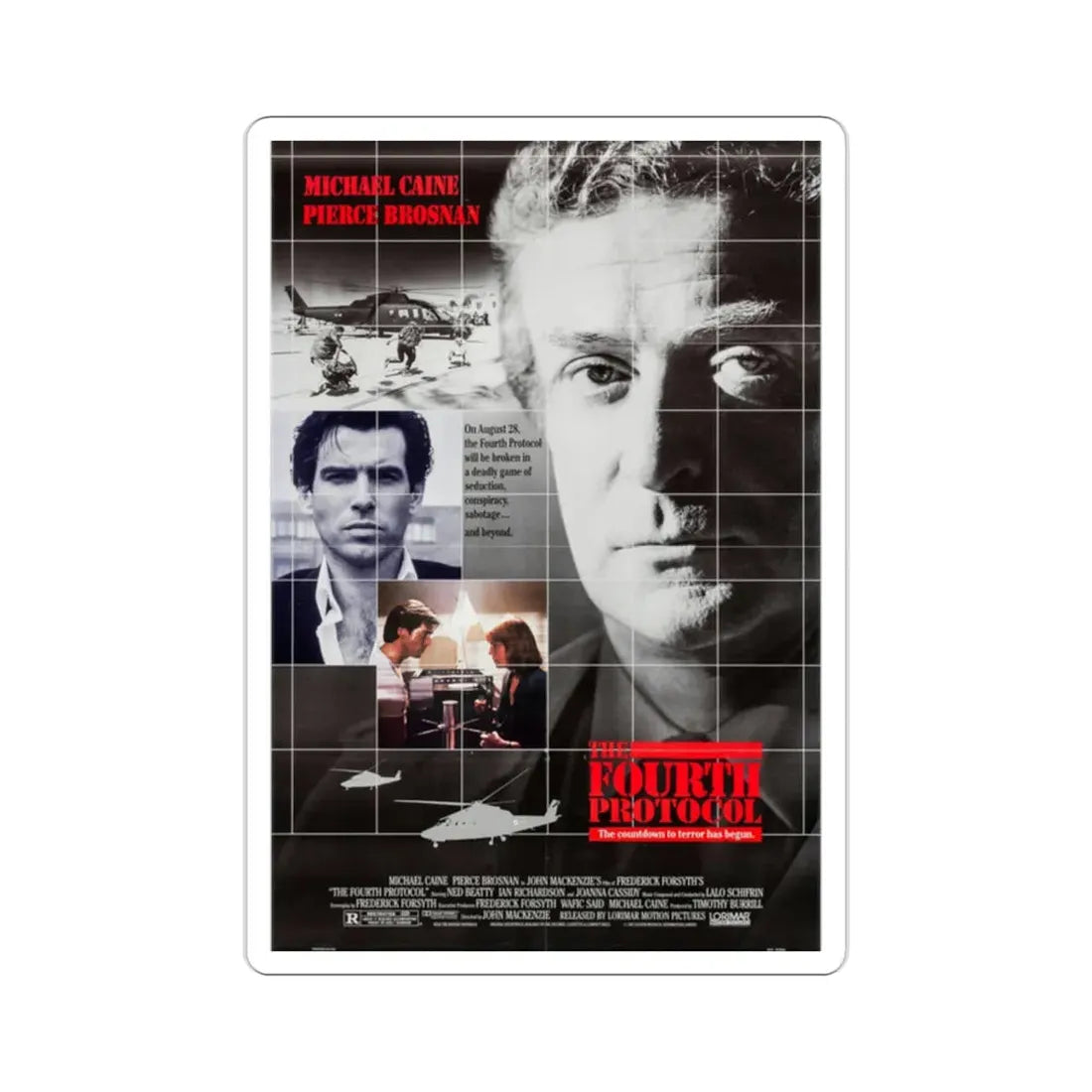 The Fourth Protocol 1987 Movie Poster STICKER Vinyl Die-Cut Decal 2 Inch - The Sticker Space