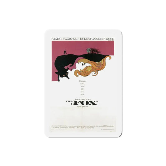 The Fox 1968 Movie Poster Refrigerator Magnet 2 Inch - The Sticker Space