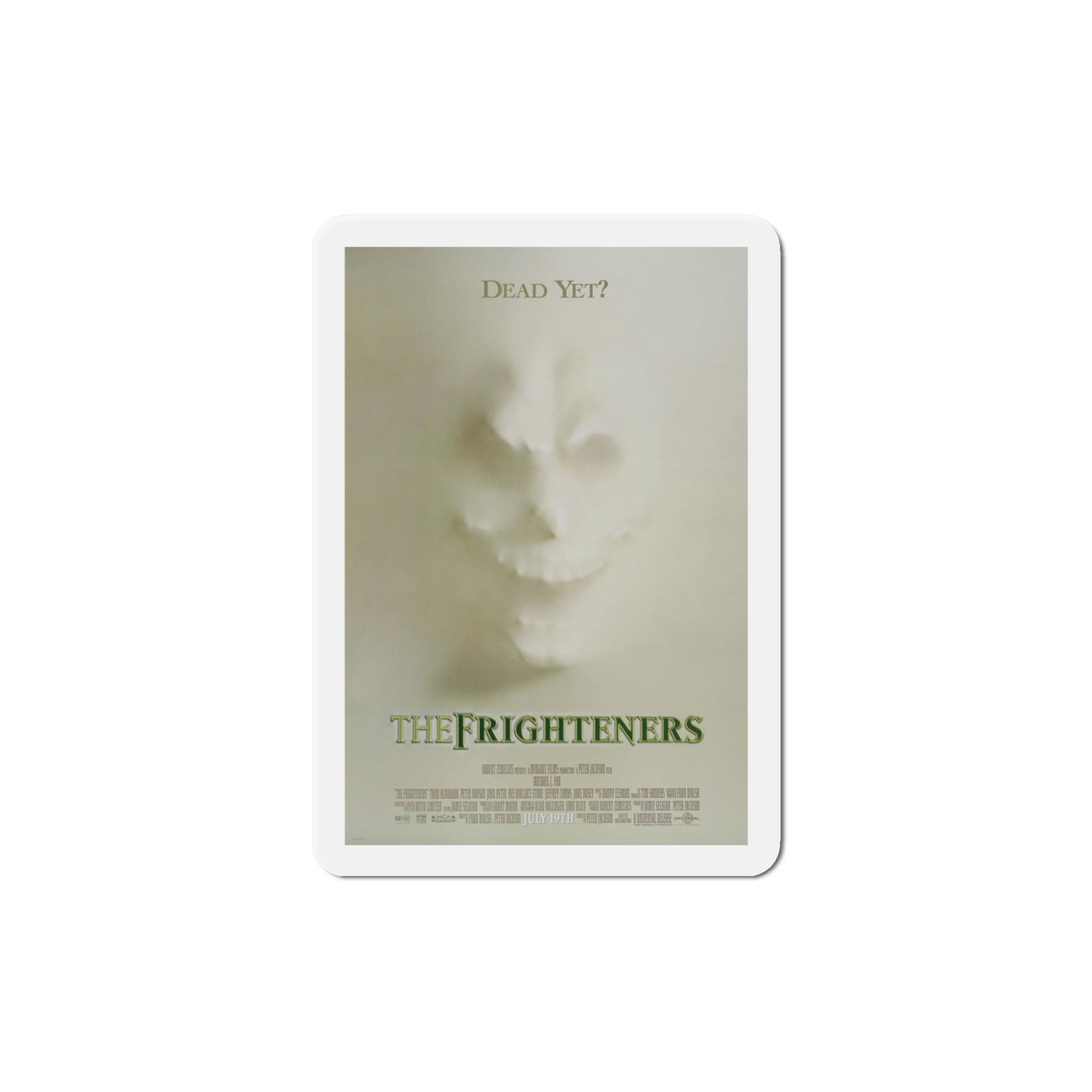 The Frighteners 1996 Movie Poster Die-Cut Magnet-5" x 5"-The Sticker Space