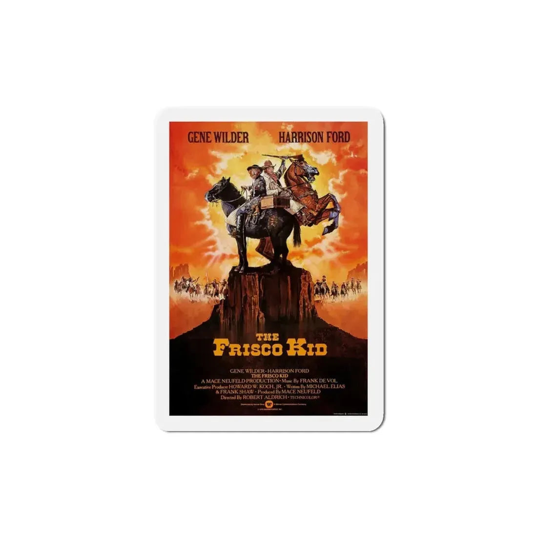 The Frisco Kid 1979 Movie Poster Refrigerator Magnet 4 Inch - The Sticker Space