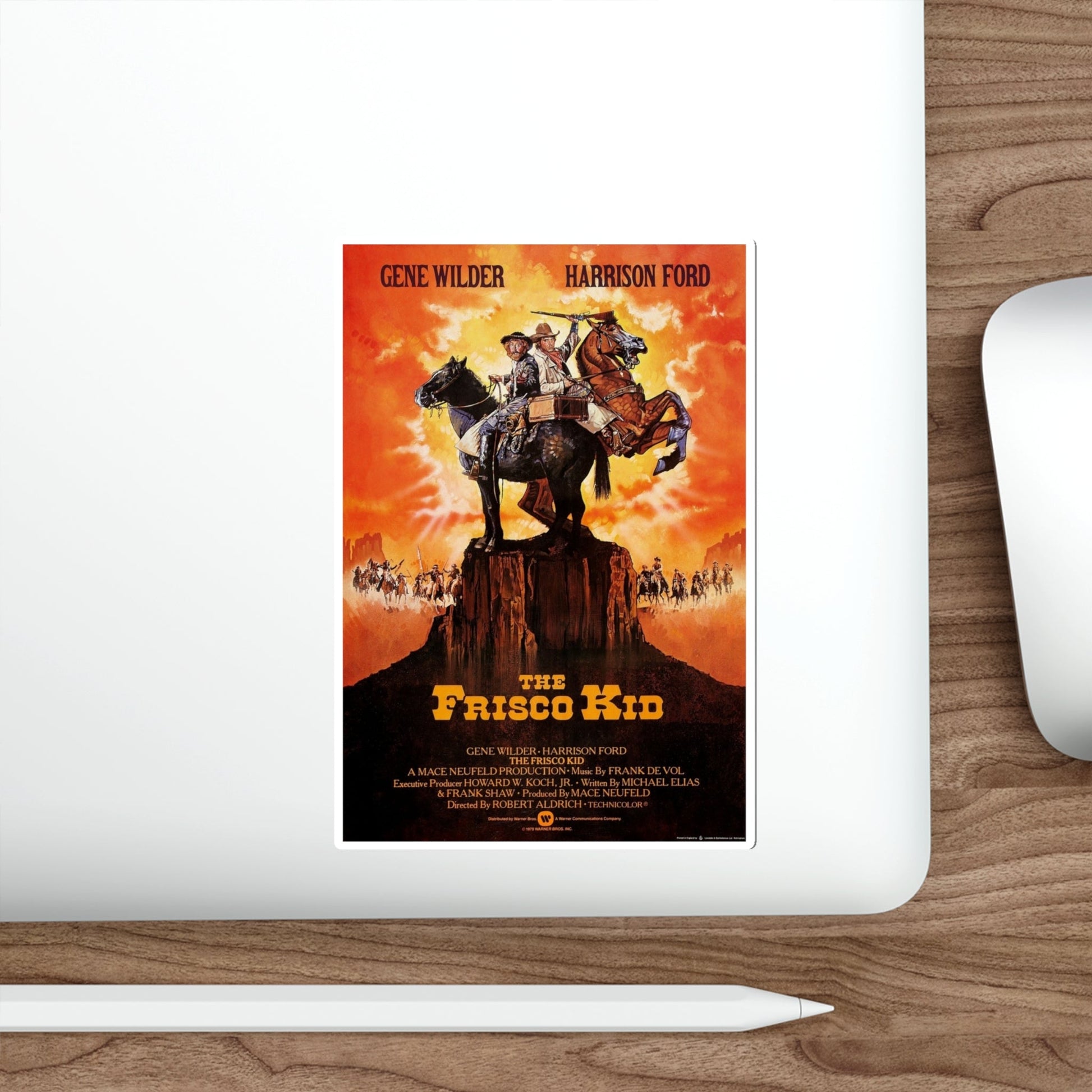 The Frisco Kid 1979 Movie Poster STICKER Vinyl Die-Cut Decal-The Sticker Space