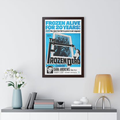 THE FROZEN DEAD 1966 - Framed Movie Poster-The Sticker Space