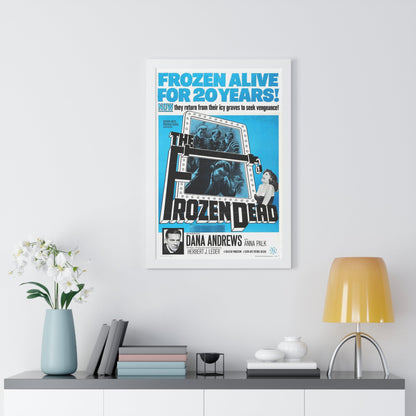 THE FROZEN DEAD 1966 - Framed Movie Poster-The Sticker Space