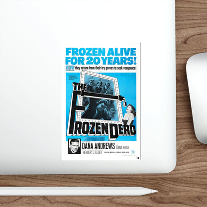 THE FROZEN DEAD 1966 Movie Poster STICKER Vinyl Die-Cut Decal-The Sticker Space