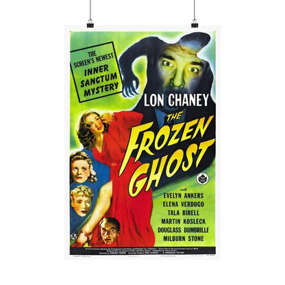 THE FROZEN GHOST 1945 - Paper Movie Poster 16″ x 24″ Matte - The Sticker Space