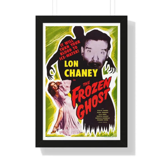 THE FROZEN GHOST (2) 1945 - Framed Movie Poster 16″ x 24″ Black - The Sticker Space