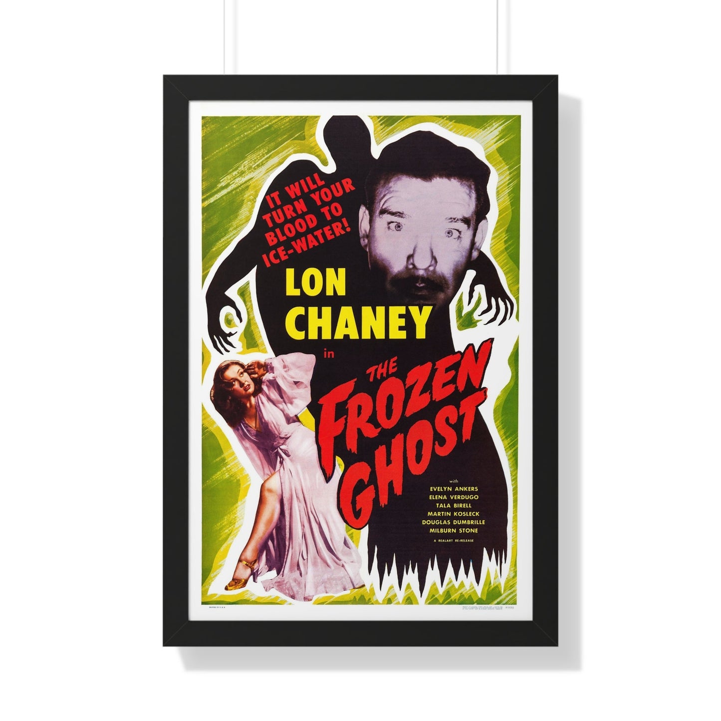 THE FROZEN GHOST (2) 1945 - Framed Movie Poster-20" x 30"-The Sticker Space