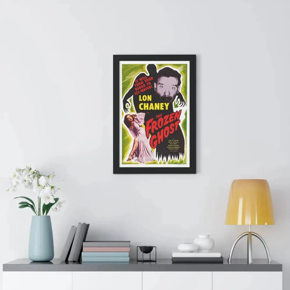 THE FROZEN GHOST (2) 1945 - Framed Movie Poster - The Sticker Space