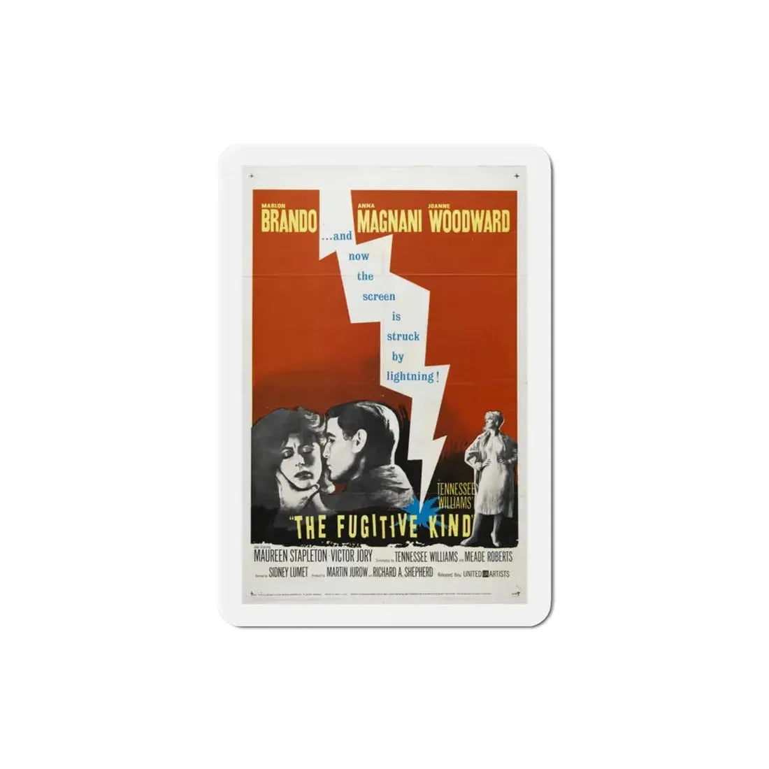 The Fugitive Kind 1959 Movie Poster Refrigerator Magnet 3 Inch - The Sticker Space