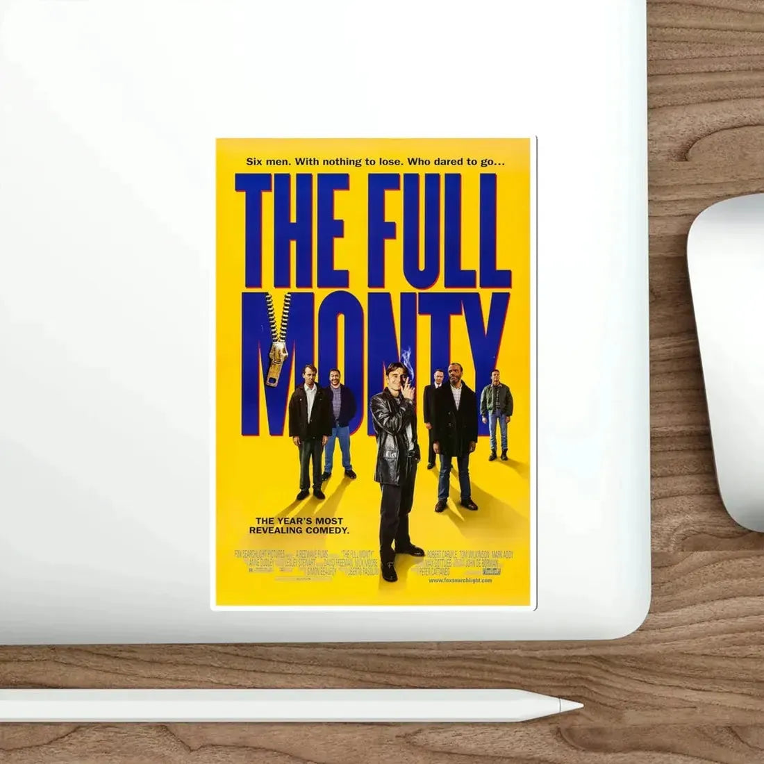 The Full Monty 1997 Movie Poster STICKER Vinyl Die-Cut Decal - The Sticker Space