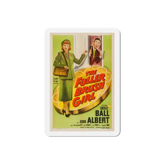 The Fuller Brush Girl 1950 Movie Poster Refrigerator Magnet 2 Inch - The Sticker Space